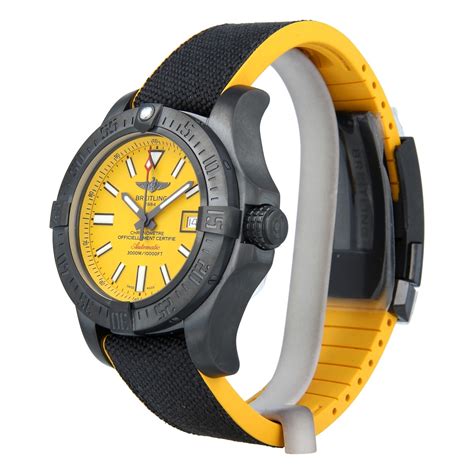 breitling blacksteel code yellow|breitling avenger ii.